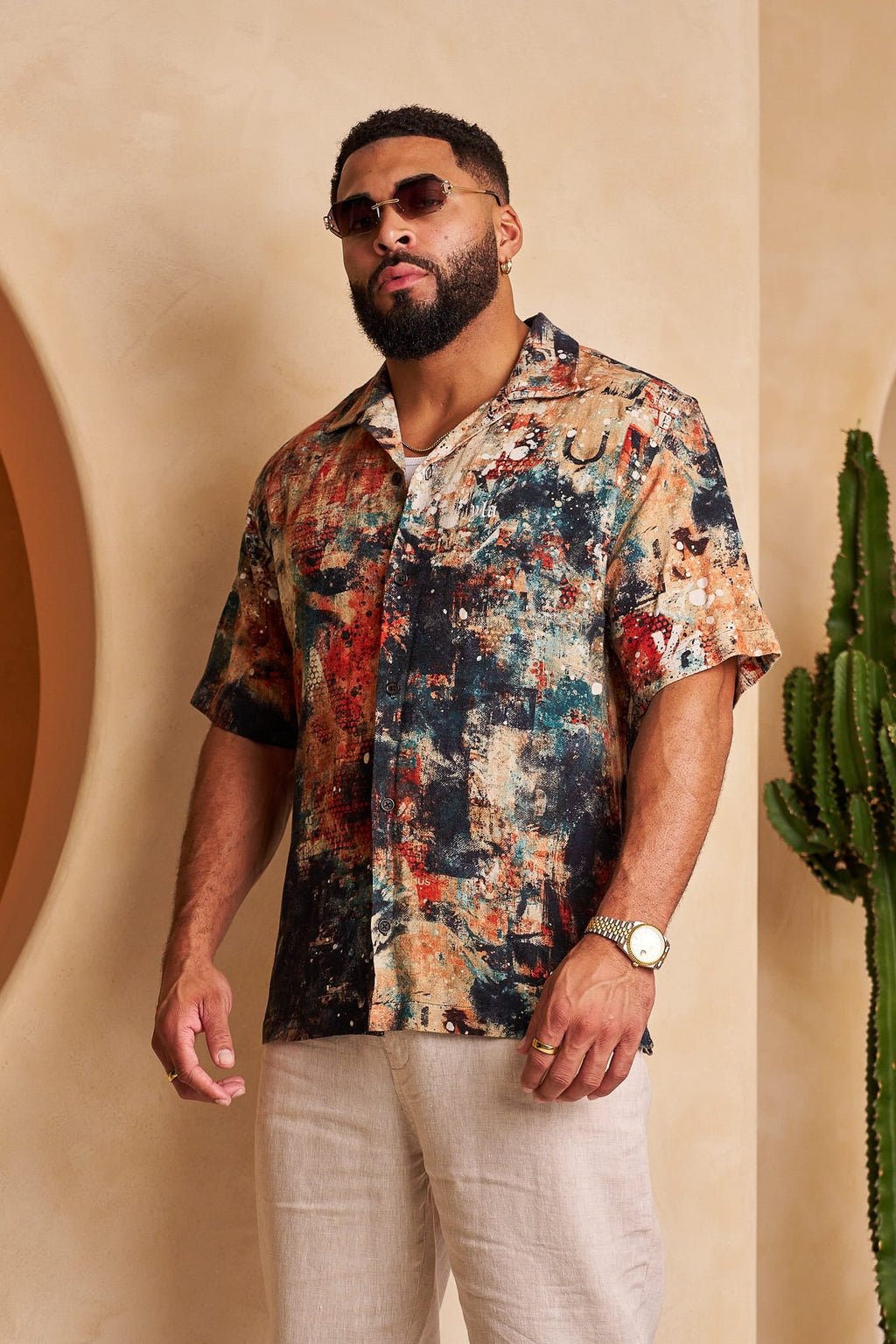 4087 - Riviera Art Button-Ups