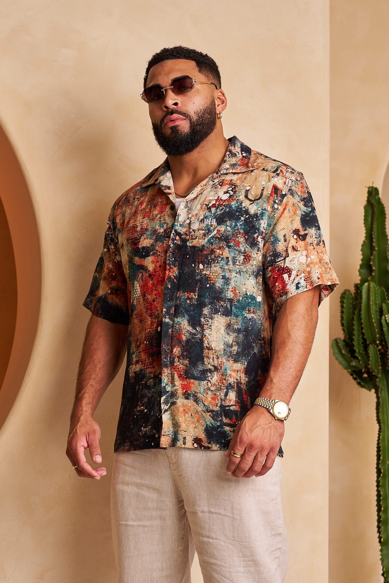 4087 - Riviera Art Button-Ups