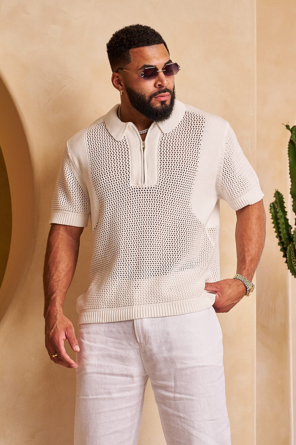 4308 - Upscale Crochet Polos