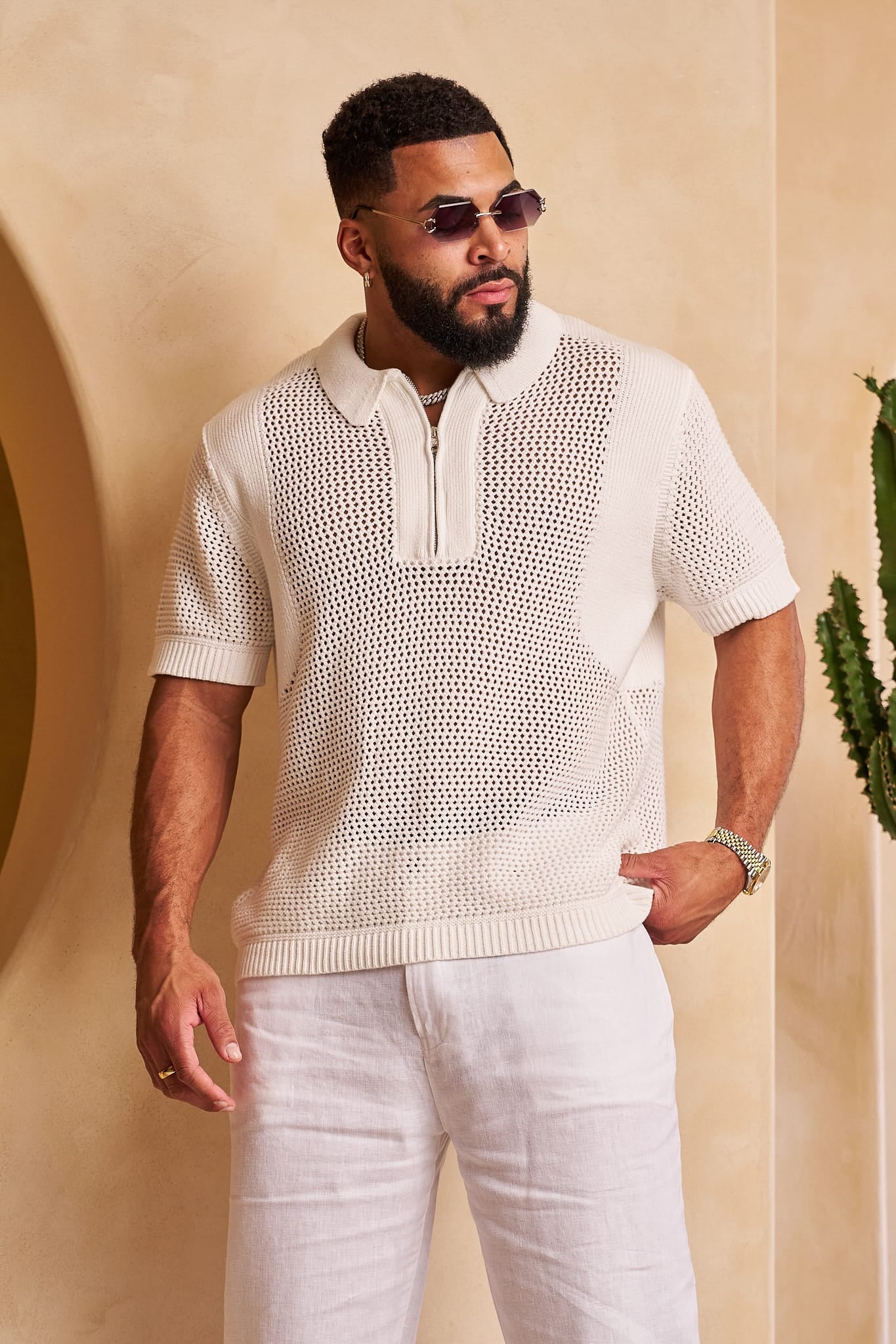 4308 - Upscale Crochet Polos