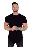 402 Perfect Tee - Scallop Bottom