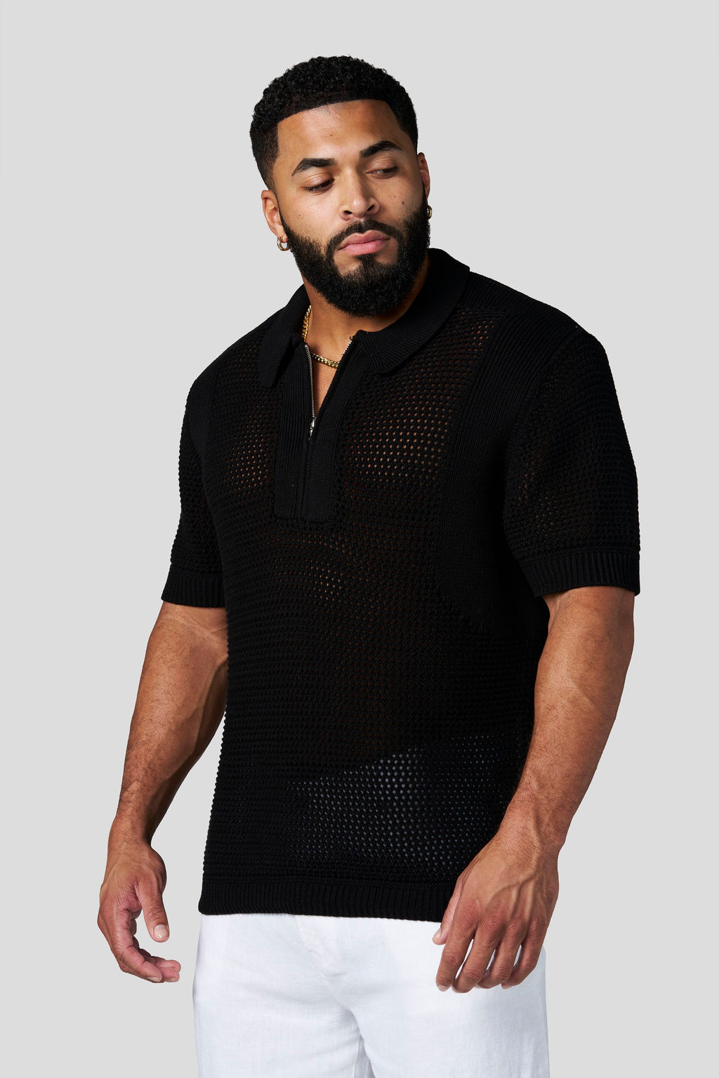 4308 - Upscale Crochet Polos