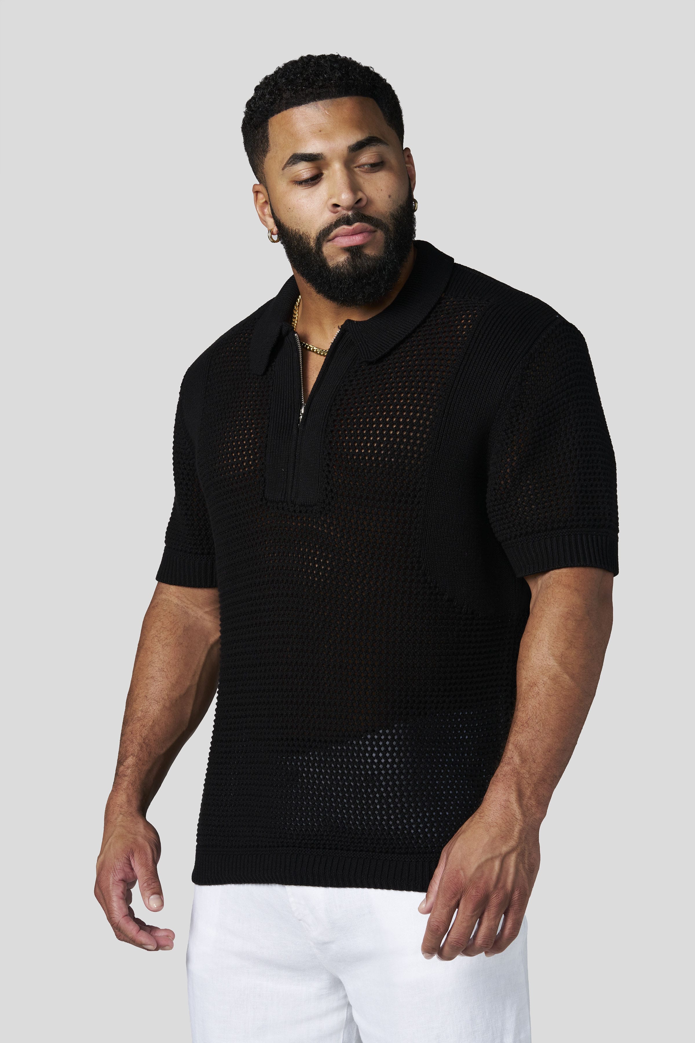 4308 - Upscale Crochet Polos