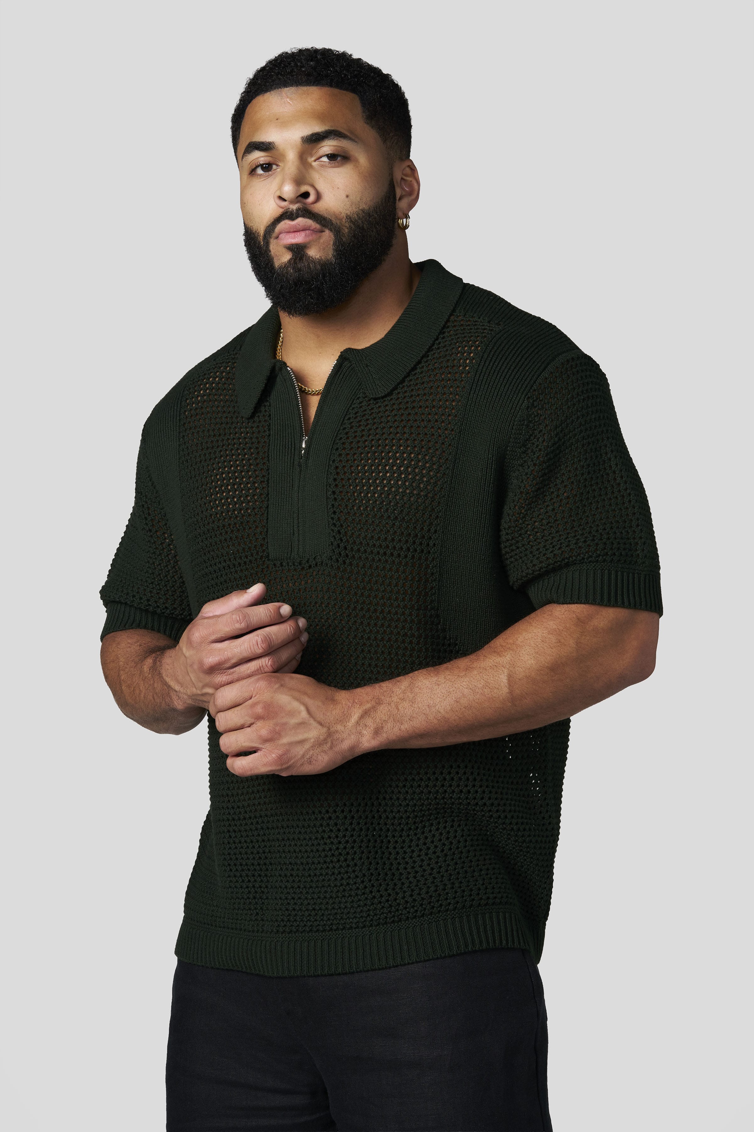 4308 - Upscale Crochet Polos