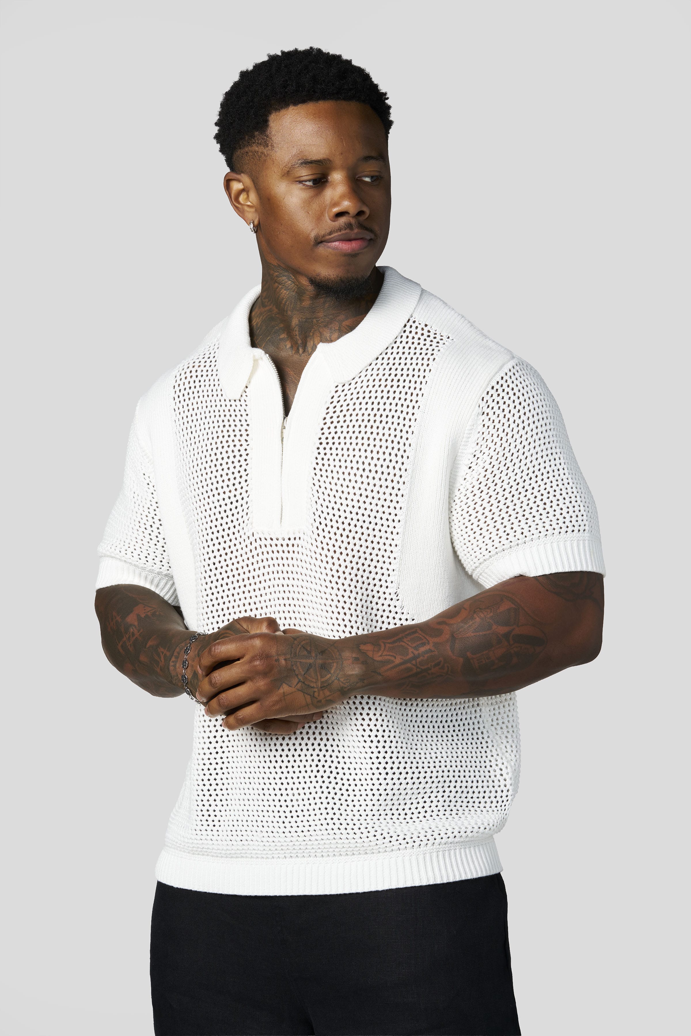 4308 - Upscale Crochet Polos