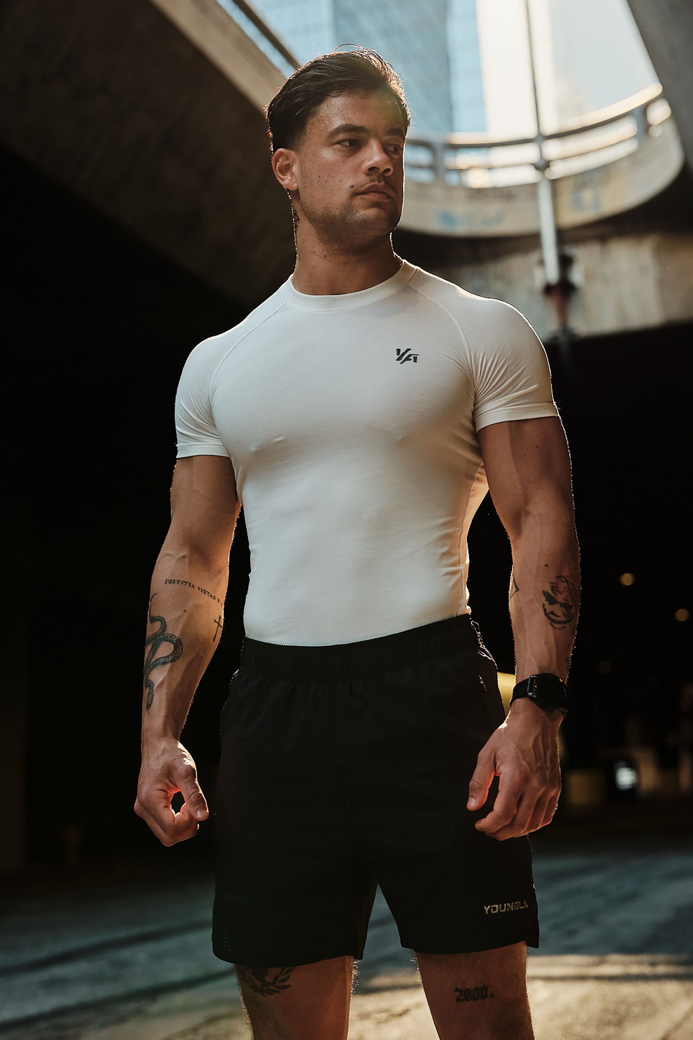 4016 - Natural Cotton Compression Tees