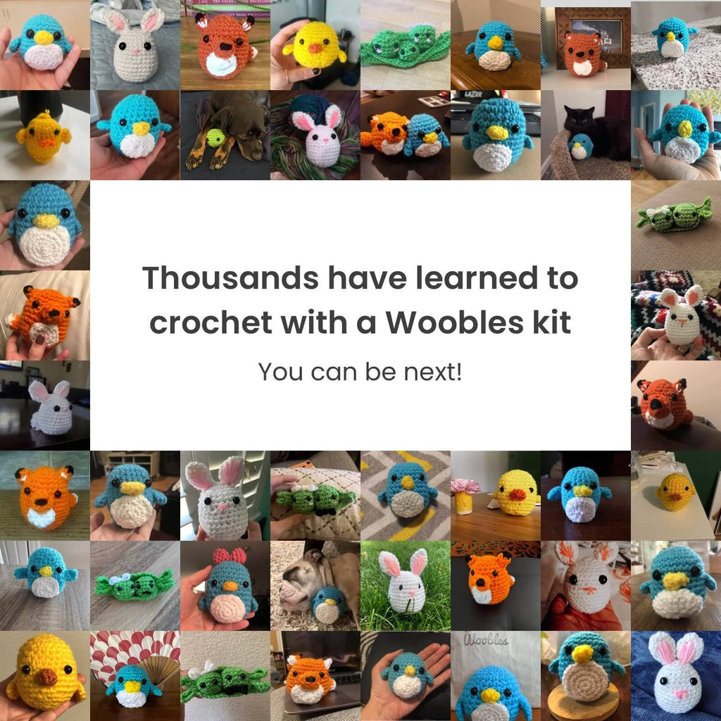 Woobles Beginner Crochet Kit - Fred the Dinosaur